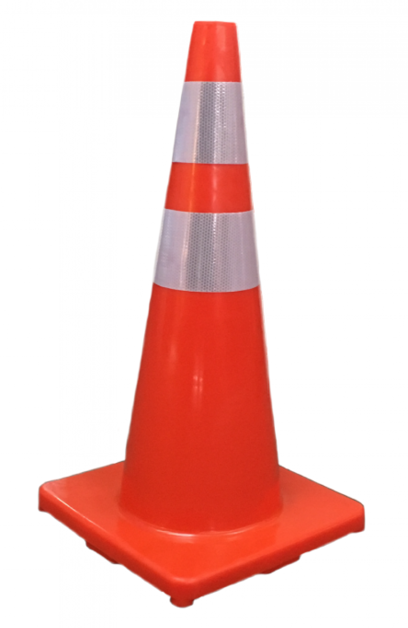 Cono Semirrígido ZASTOR CORNET-23 – Color Rojo, Ideal Para Señalización Temporal
