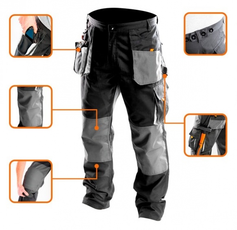 PANTALON CANVAS GRIS - Imagen 2
