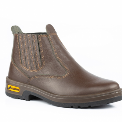 BOTA CASTOR CHELSEA VAQUETA MARRÓN