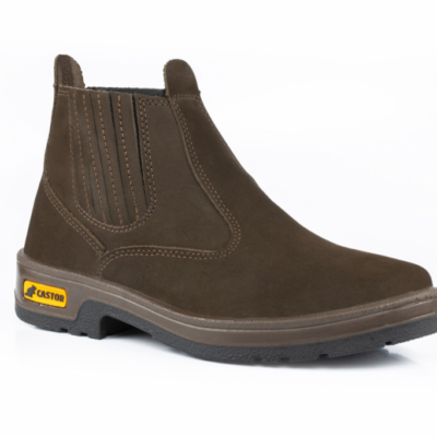 BOTA CASTOR CHELSEA NOBUCK MARRÓN